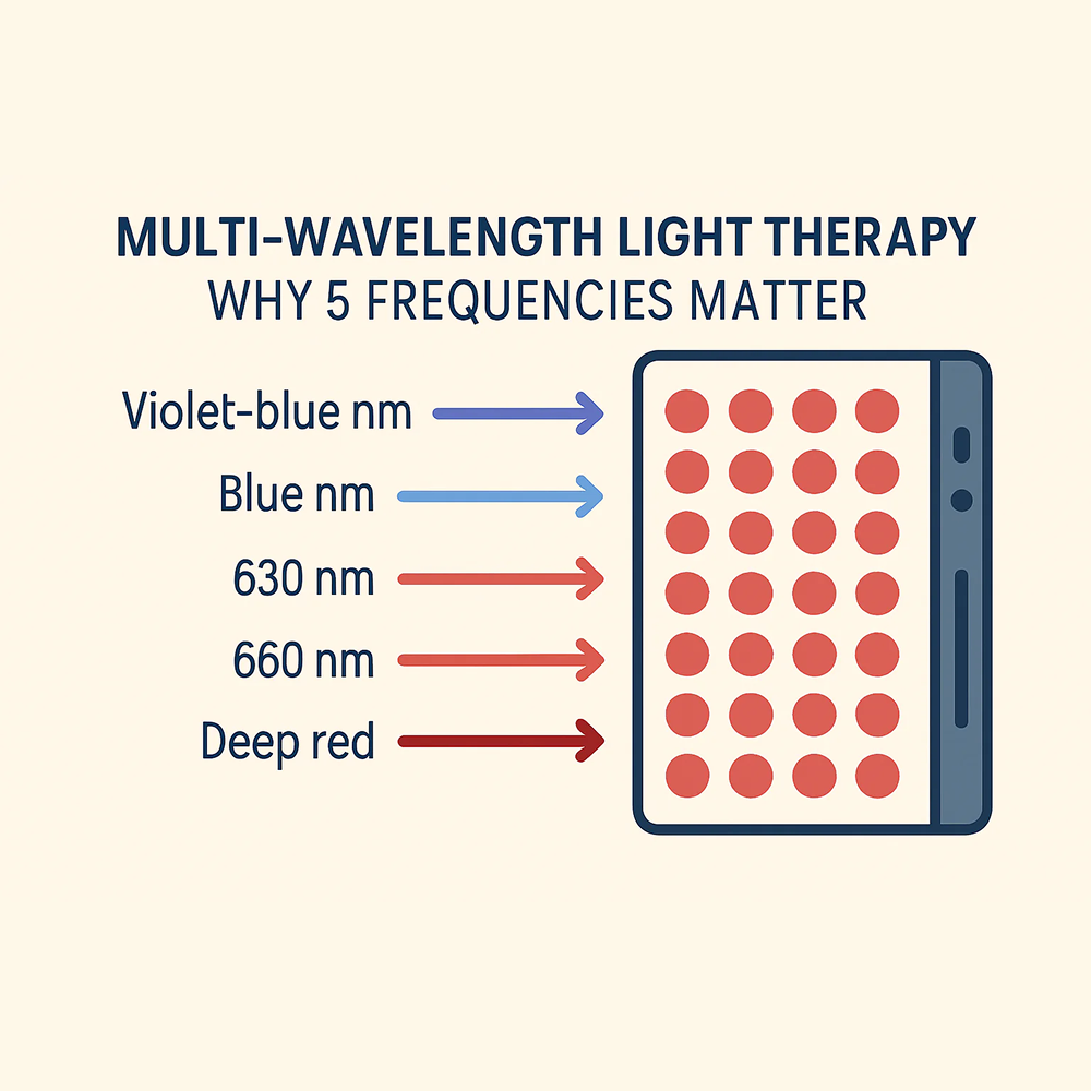 Multi-Wavelength Light Therapy: Why 5 Frequencies Matter