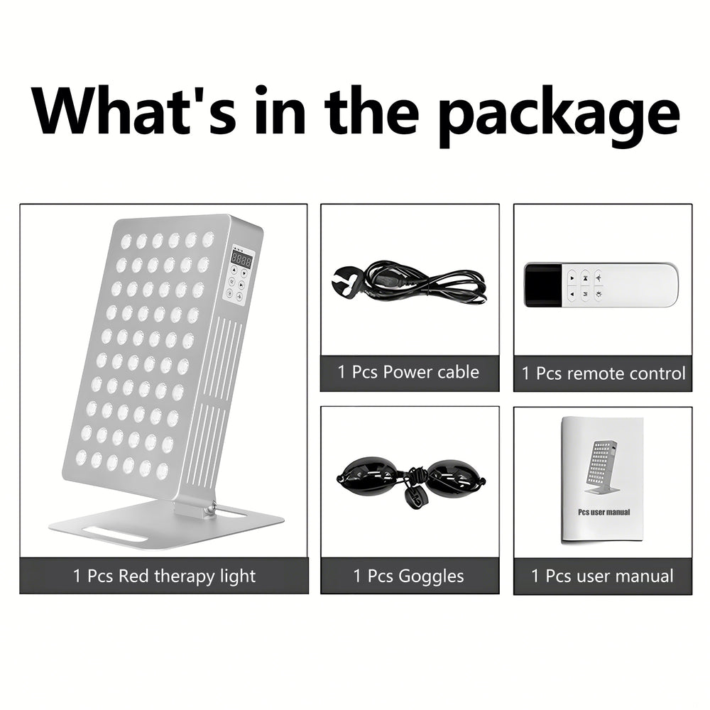ThermoLab A Series A60 300W red light therapy panel – 630–850nm red and near-infrared light panel