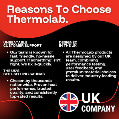 ThermoLab 6FT Pro Portable Home Steam Sauna