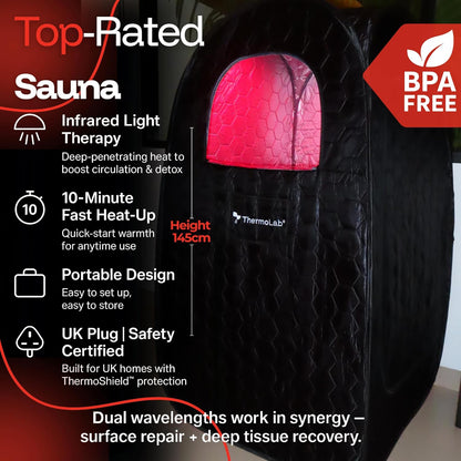 ThermoLab Pro Portable Home Steam Sauna