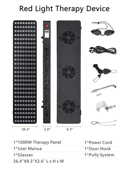 ThermoLab Red Light Therapy Lamp S1000 1000W