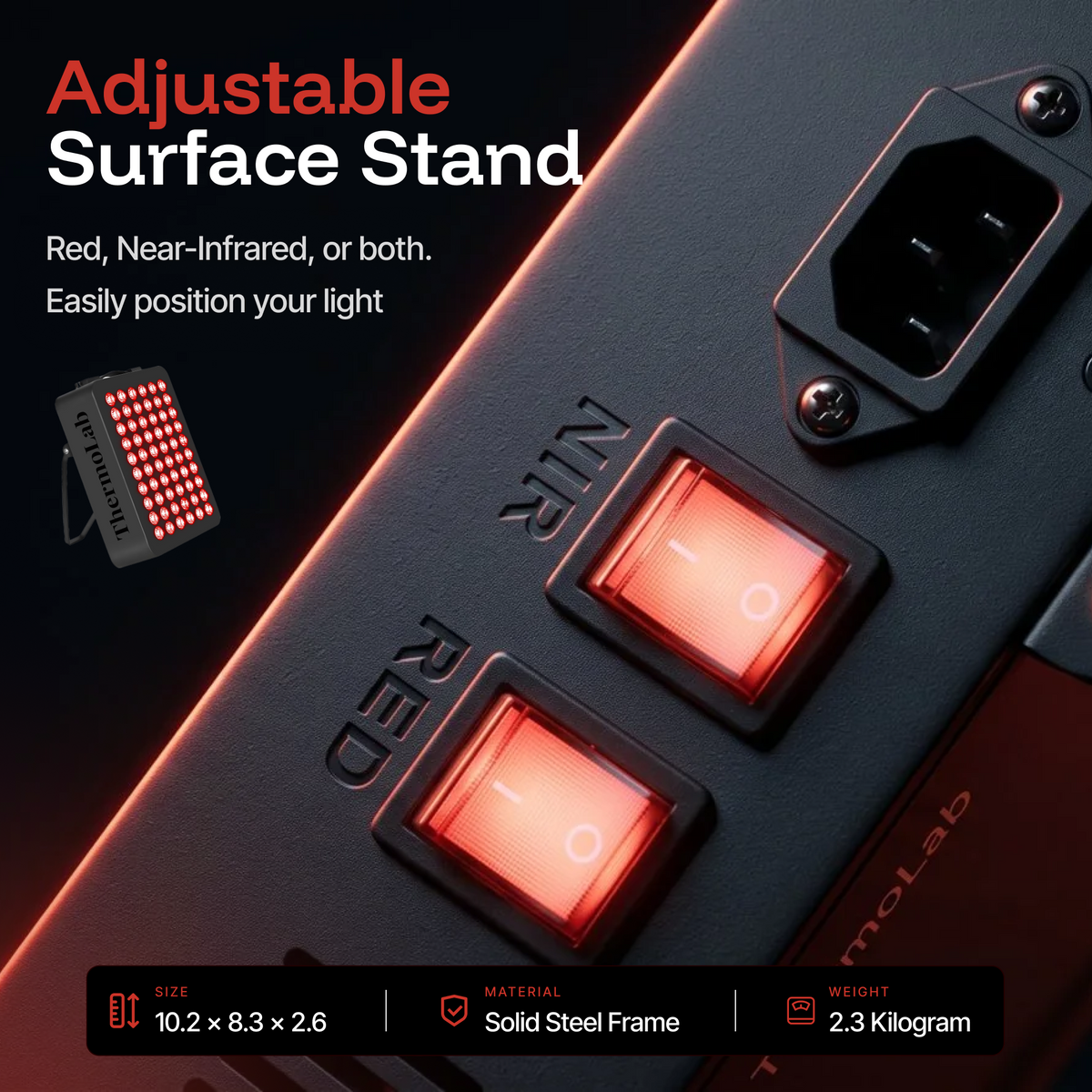 ThermoLab Aura™ Pro 300W Infrared LED Light Panel