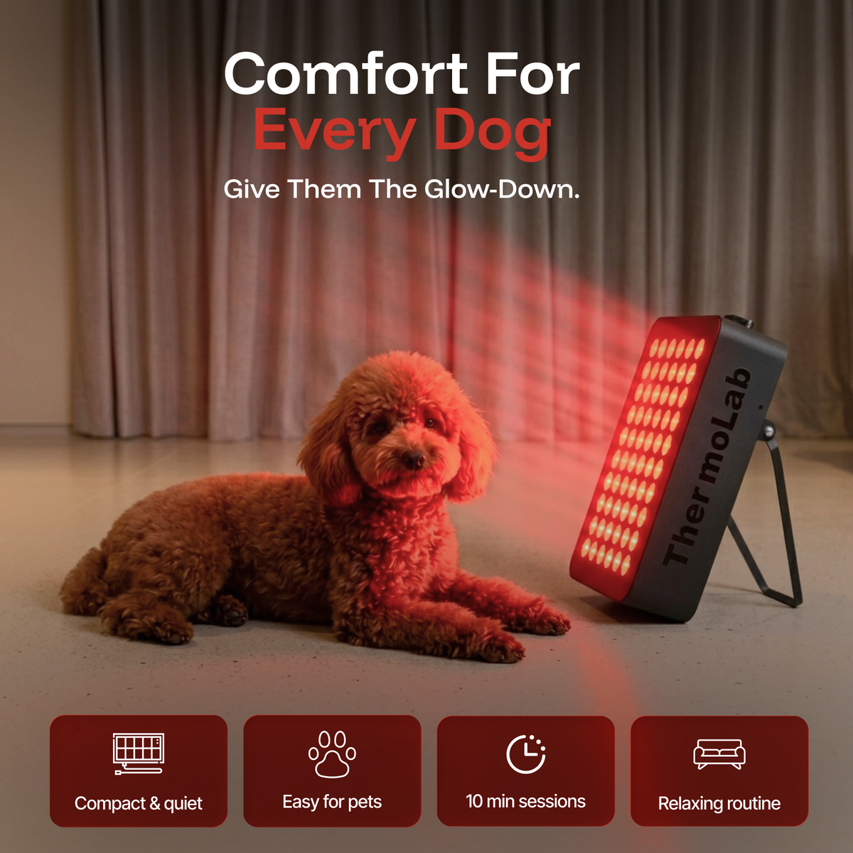 ThermoLab Aura™ Pro 300W Infrared LED Light Panel