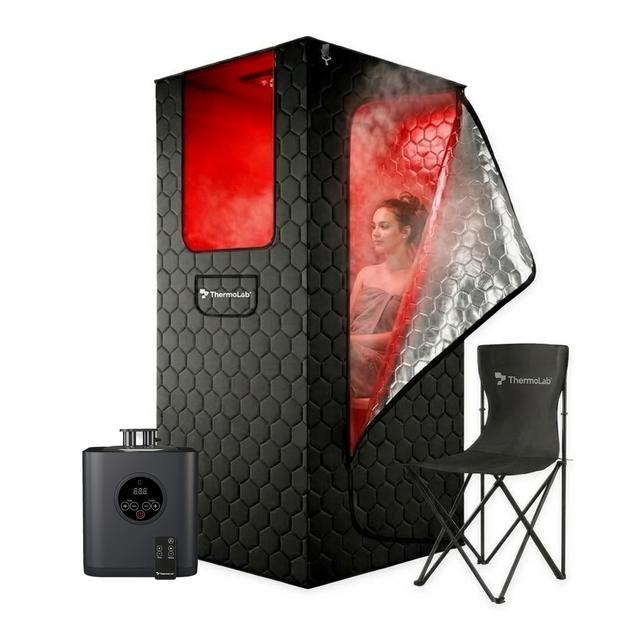 ThermoLab AuraCore™  6FT Pro Portable Home Steam Sauna