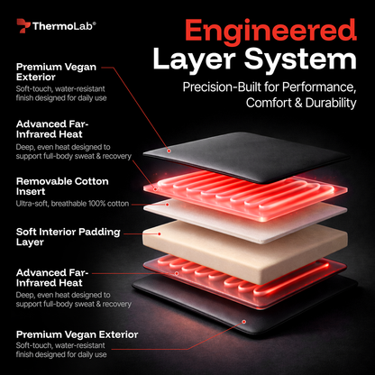 ThermoLab AuraCore™ Pro Infrared Sauna Blanket — Full-Body Heat Therapy at Home