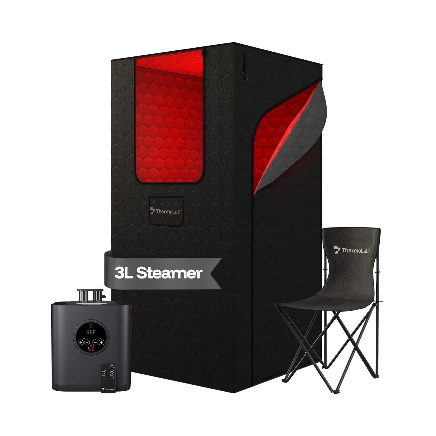 ThermoLab 6FT Pro Portable Home Steam Sauna