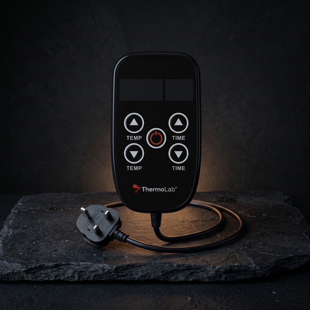 AuraCore Pro hand-held controller with UK plug