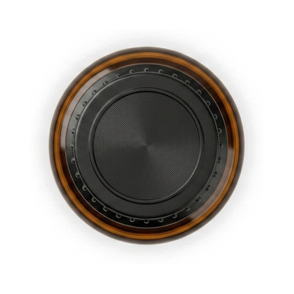 Top-down view of the tamper-evident cap on the ThermoLab eucalyptus essential oil bottle