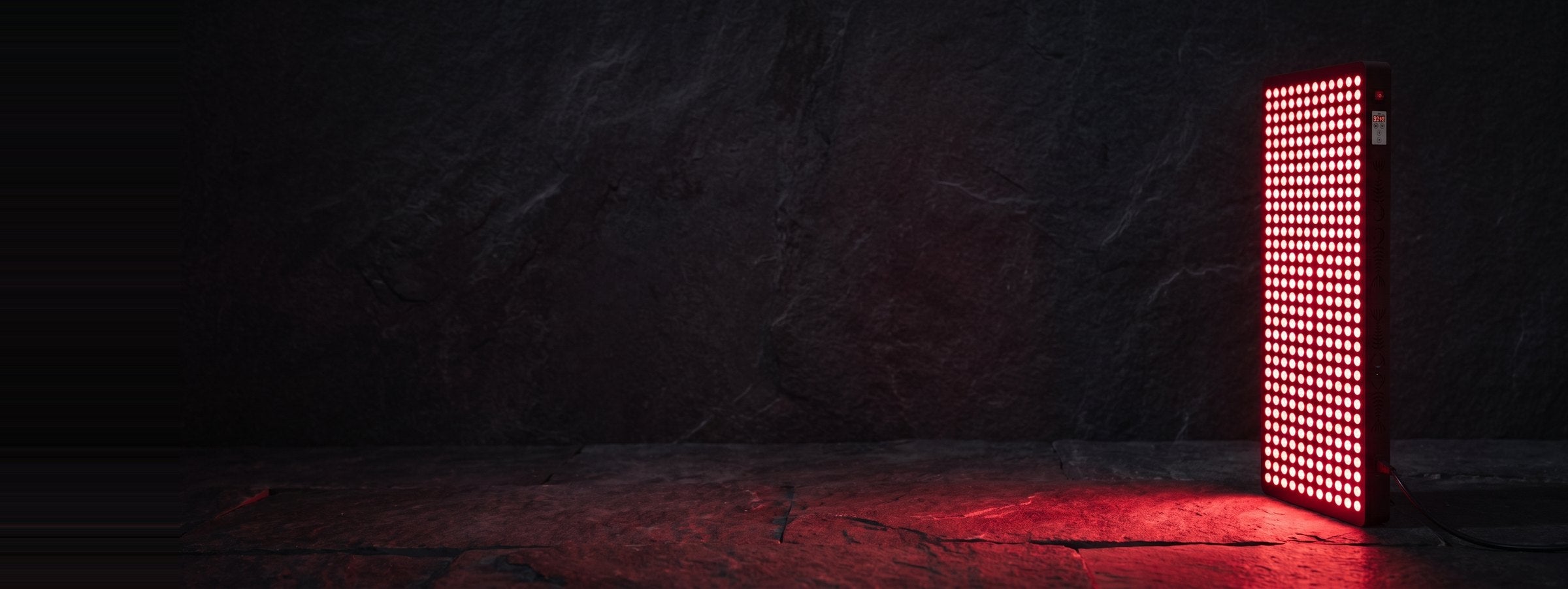 ThermoLab S Series panel glowing red
