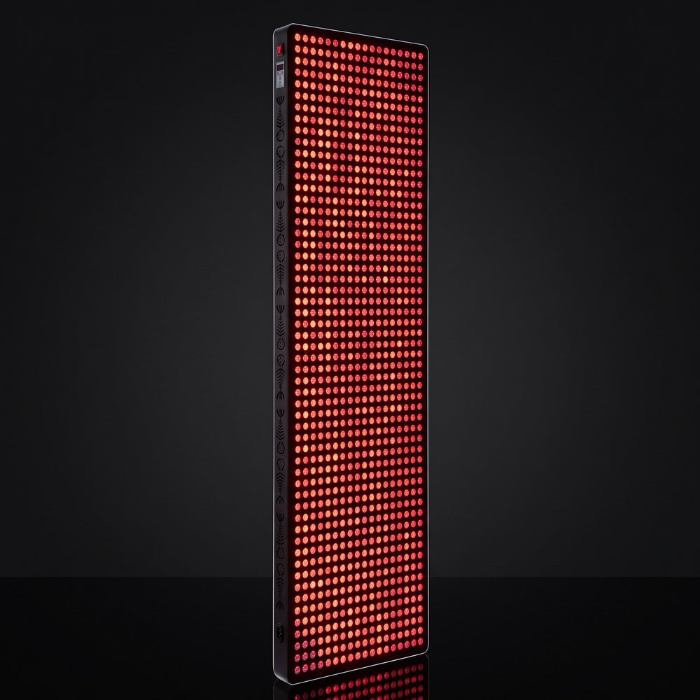 ThermoLab S4000 4000W red light therapy panel – with LEDs switched on