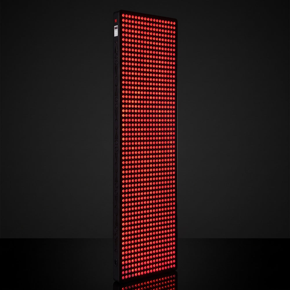 ThermoLab S5000 5000W red light therapy panel – with LEDs switched on