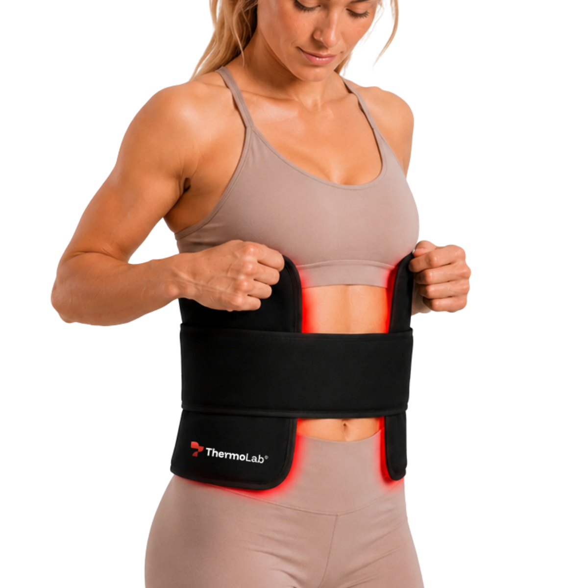 ThermoLab Auracell Pro red light therapy belt 24 x 12in – wearable 660nm and 850nm LED wrap